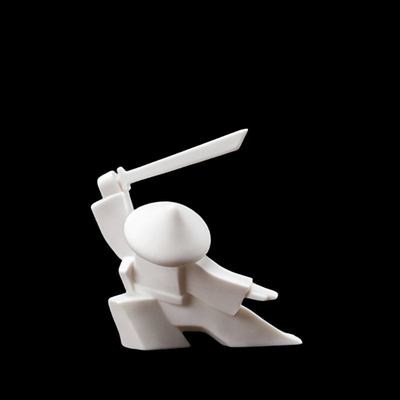 Porcelin Samurai Incense stand