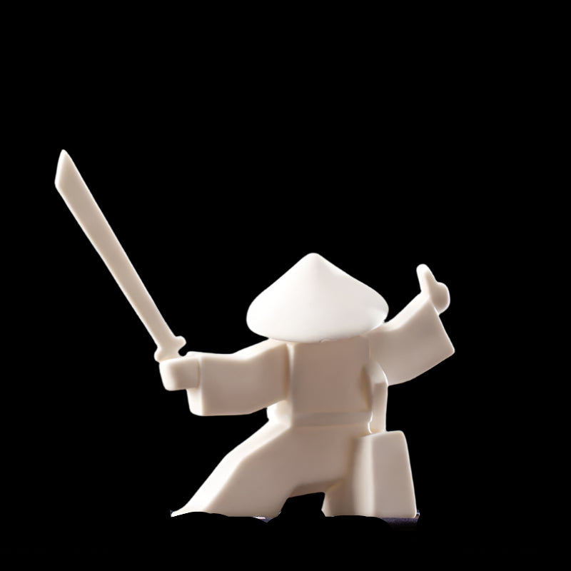 Porcelin Samurai Incense stand