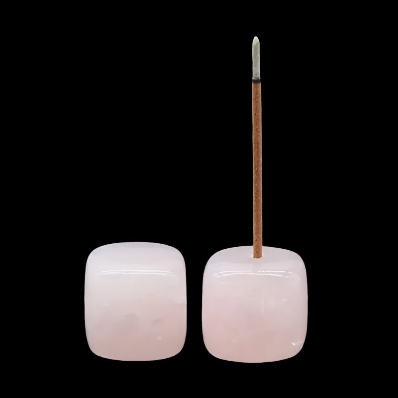 crystal cube incense stand