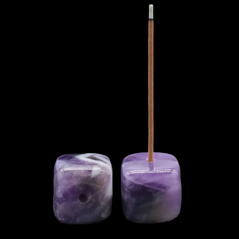 crystal cube incense stand