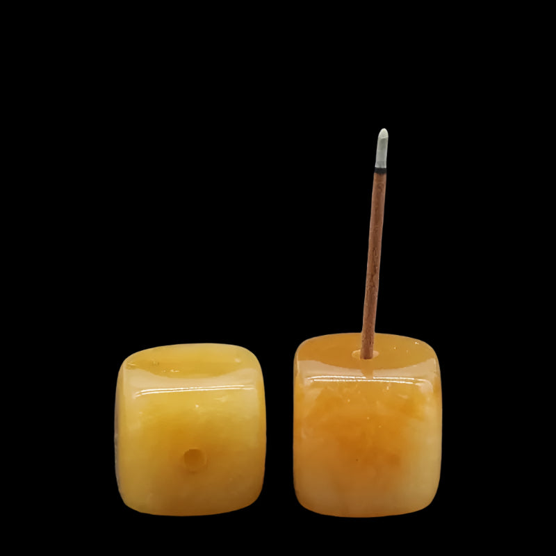 crystal cube incense stand