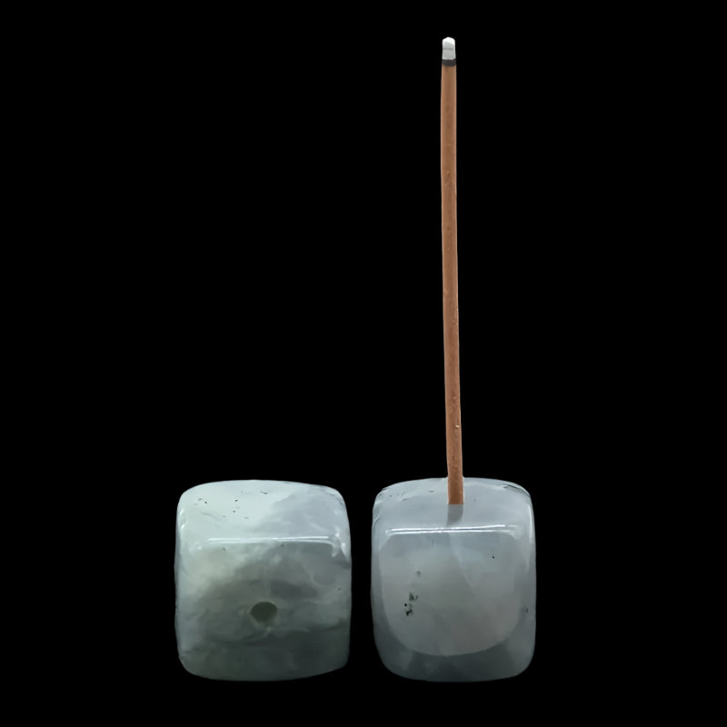 crystal cube incense stand