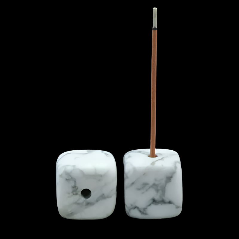 crystal cube incense stand