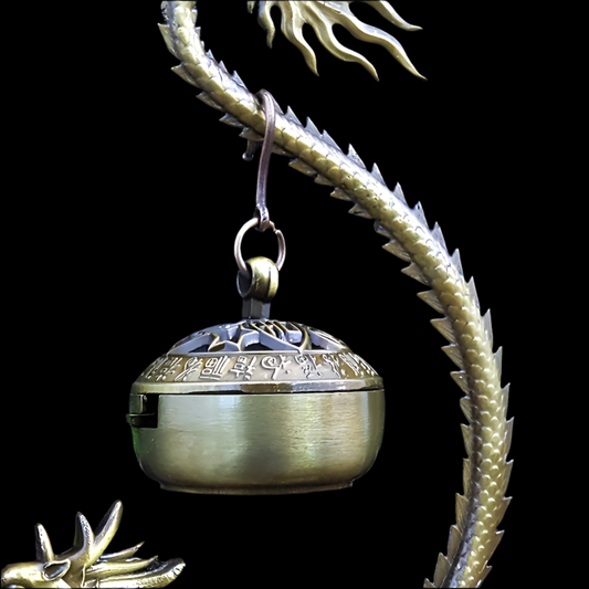 Metal Dragon Incense Burner