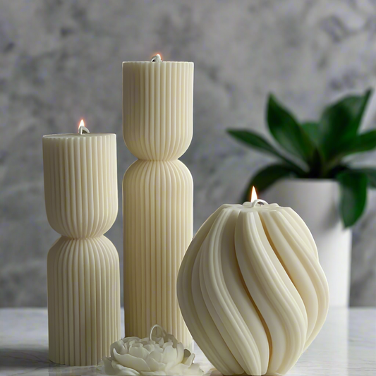 Three dimensional candles