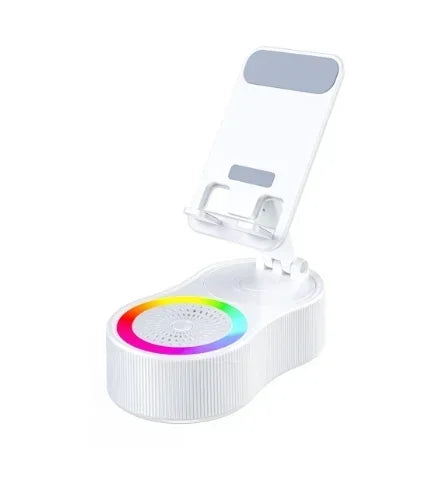 Wireless Speaker with led phone holder