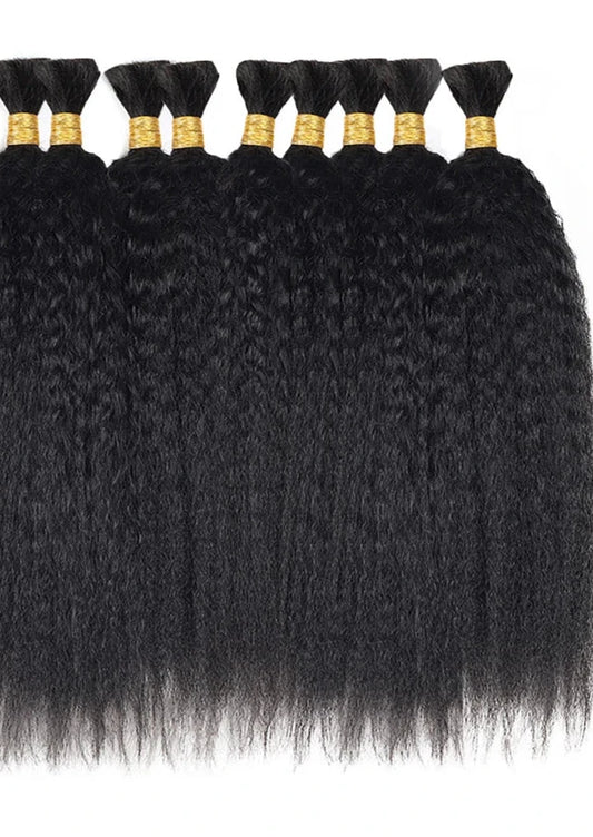 Kinky Straight Human Hair Bundles