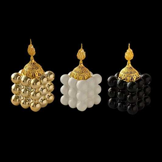Ceramic Cube cone Incense Burner