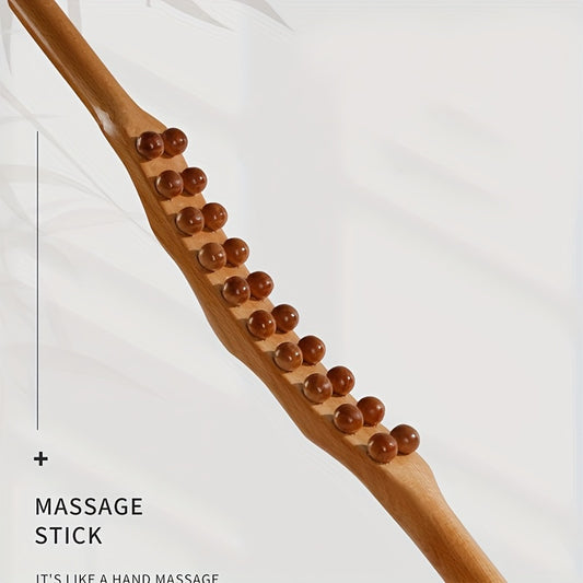 Double row massage stick