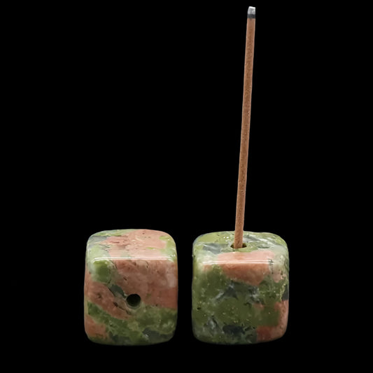 crystal cube incense stand