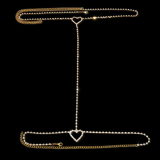 Hallow Heart thigh chain